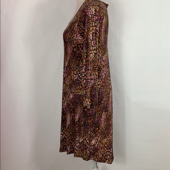 Premise studio snake print long sleeve dress - Picture 3 of 8